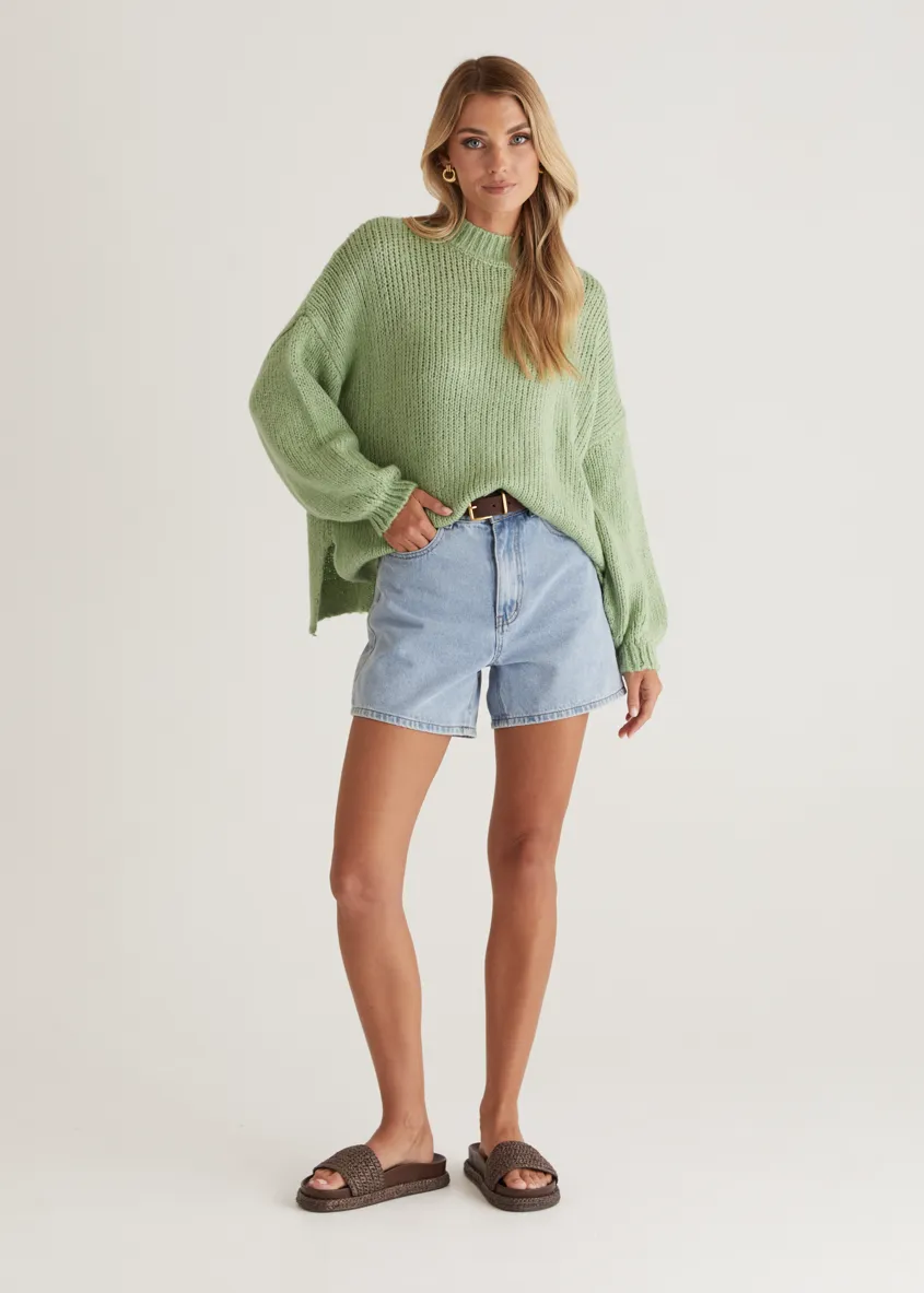 Audrey Sweater - Pistachio