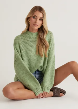 Audrey Sweater - Pistachio