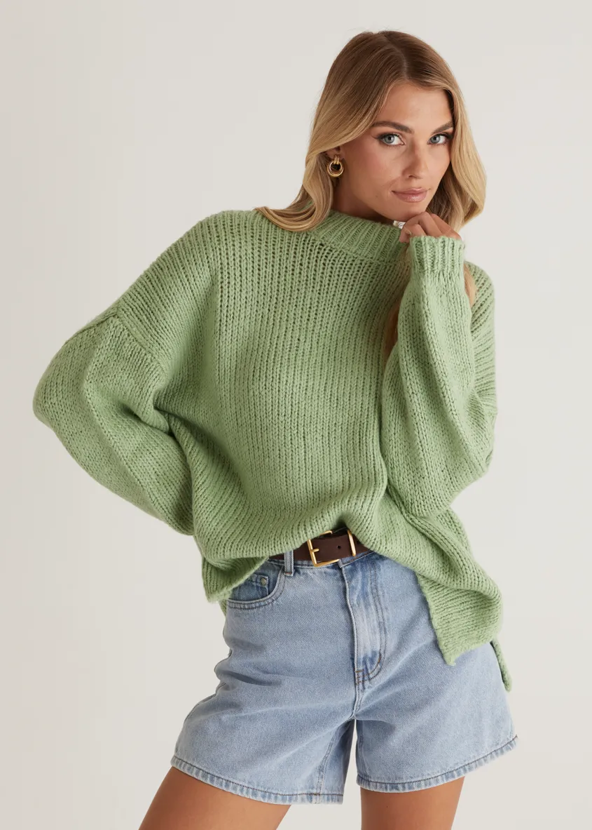 Audrey Sweater - Pistachio