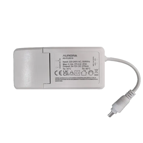 Aurora Slim-FitCS AU-PLDD18 230V 18W Dimmable Driver for AU-PL18CS