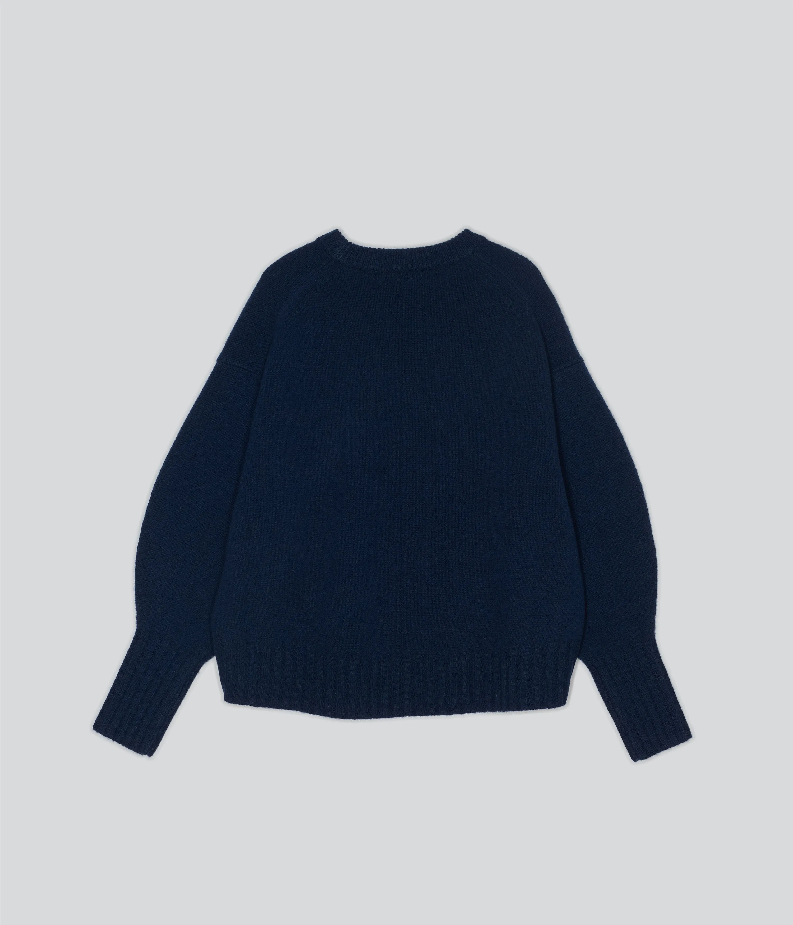 Balloon Sleeve Sweater in Indigo