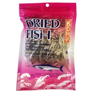 BDMP Dried Fish Dried Anchovy Headless 100g ~ BDMP 去头小江鱼干 100g