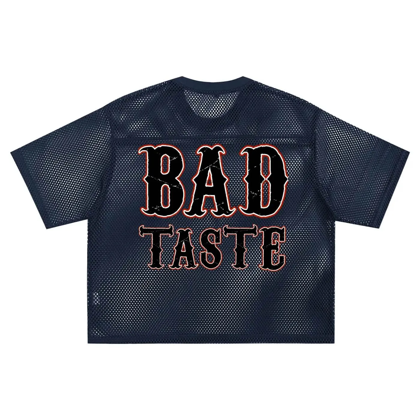 BEESMOOVE Hot Head BAD Taste See-through Boxy Net T-shirt