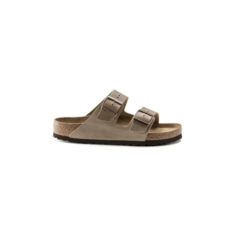 Birkenstock Womens Beige Arizona Soft Footbed Oiled Leather Sandal - 552813
