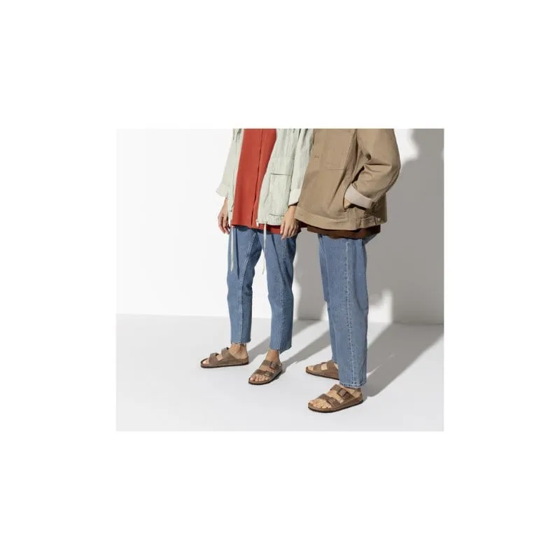 Birkenstock Womens Beige Arizona Soft Footbed Oiled Leather Sandal - 552813
