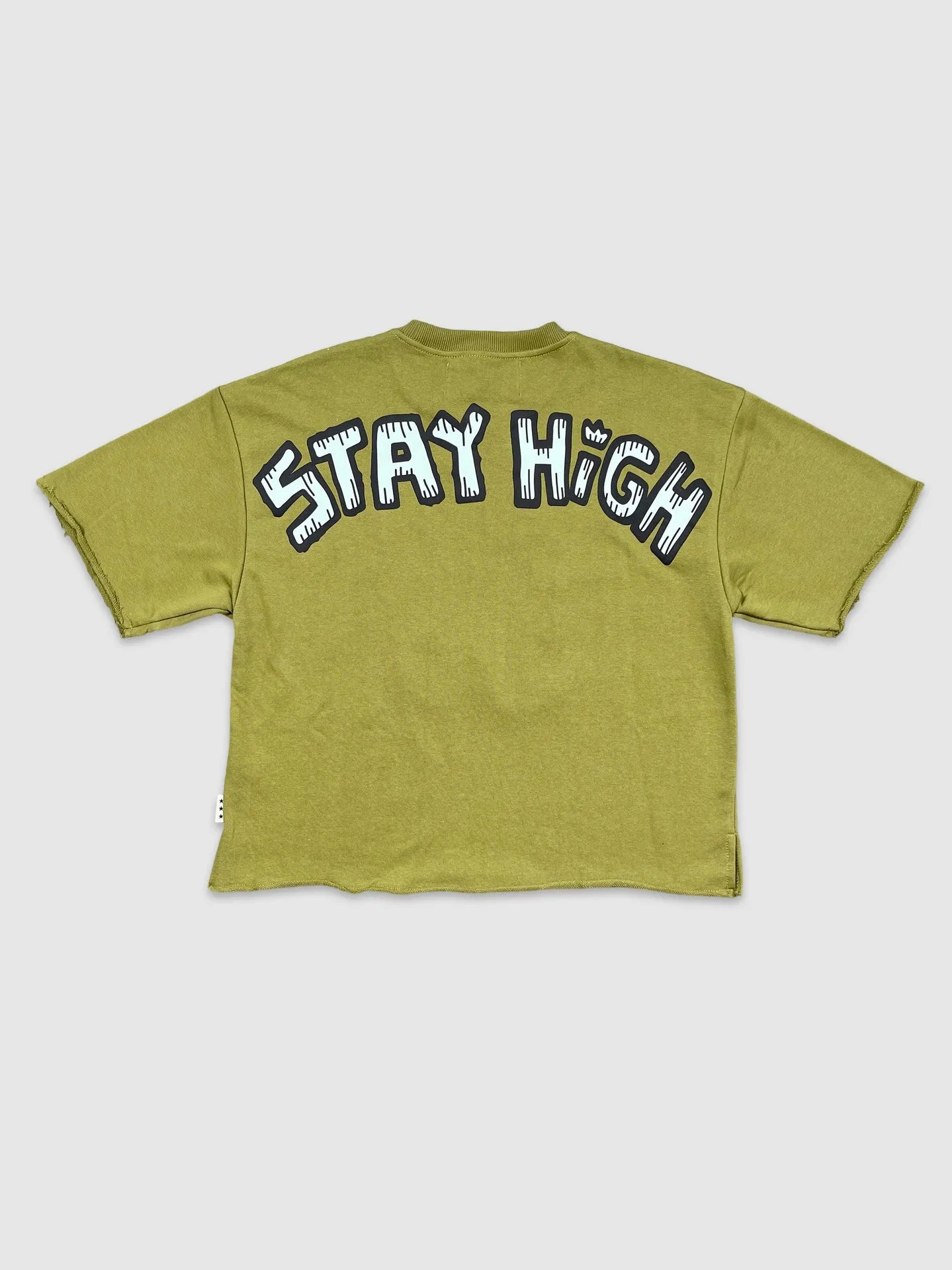 BKYS-T1199-Stay High Crop Tee