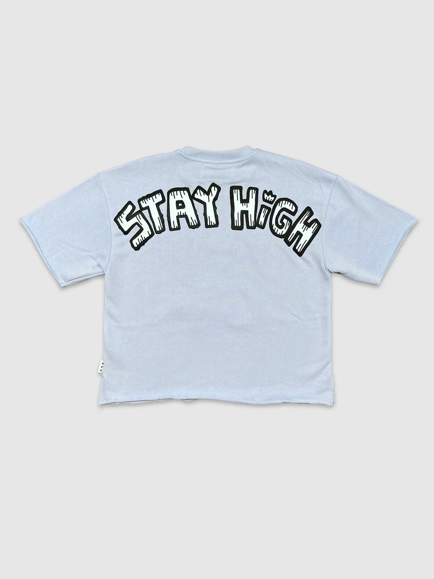 BKYS-T1199-Stay High Crop Tee