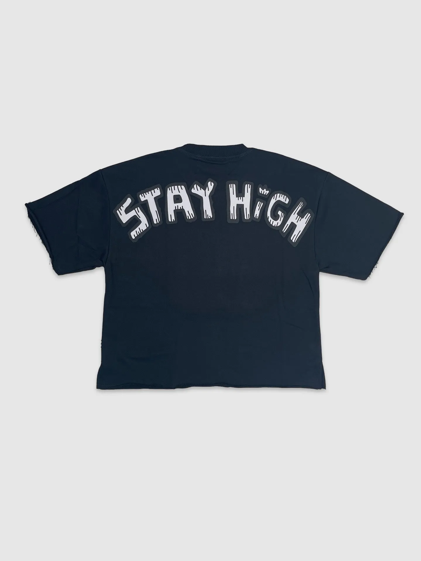 BKYS-T1199-Stay High Crop Tee