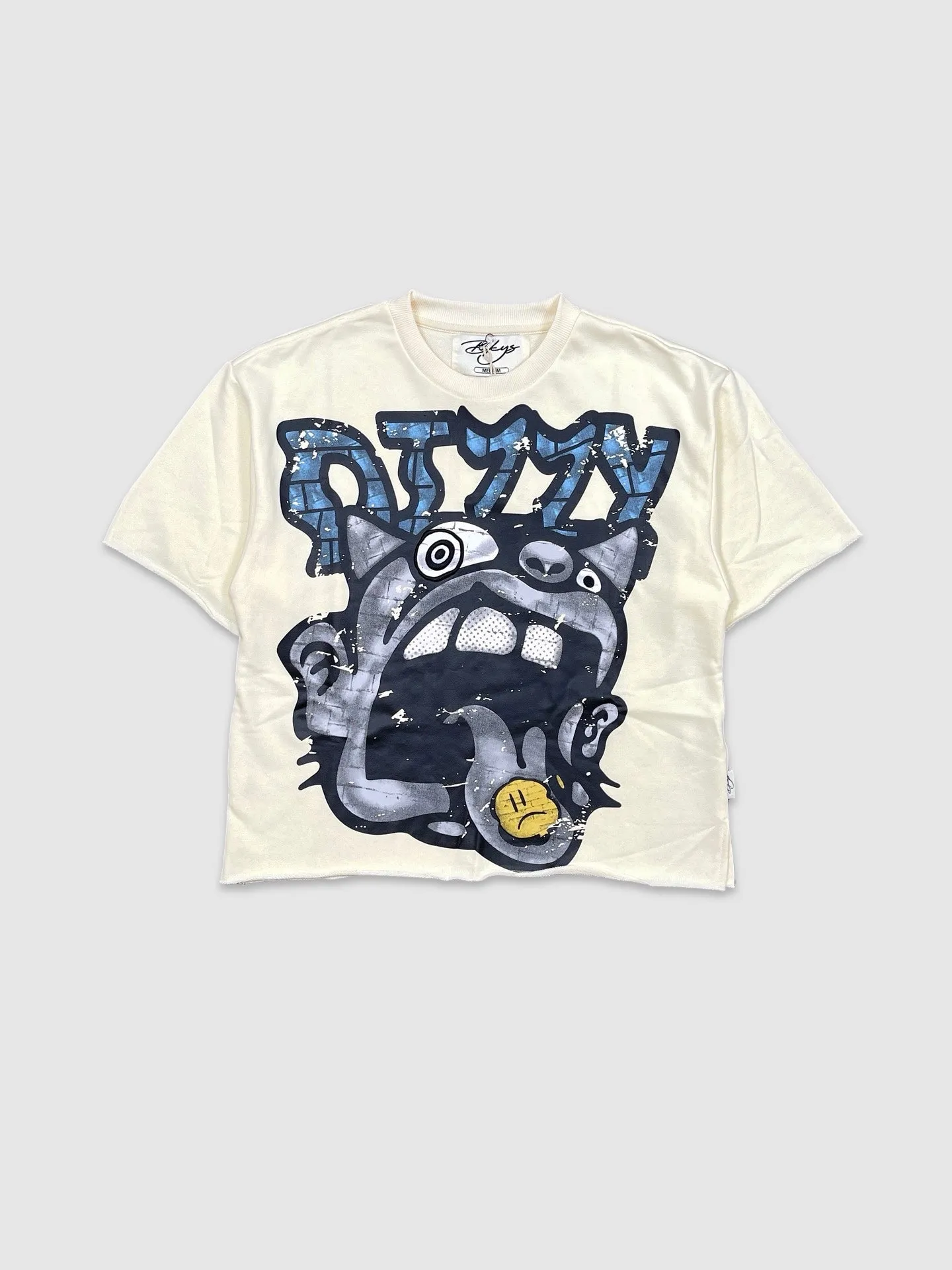 BKYS-T1227-Dizzy Cropped Tee