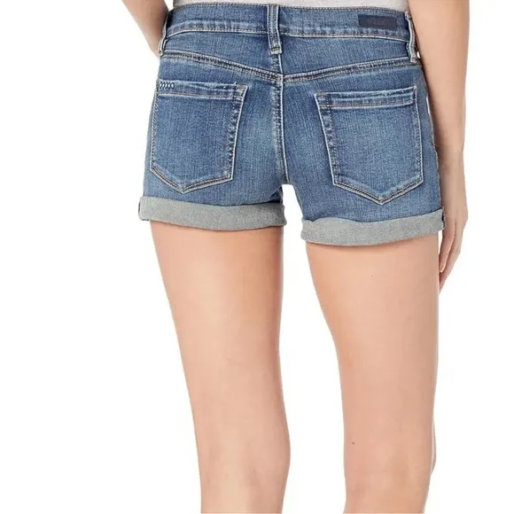 BLANK NYC THE FULTON DENIM ROLL UP SHORTS