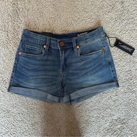 BLANK NYC THE FULTON DENIM ROLL UP SHORTS