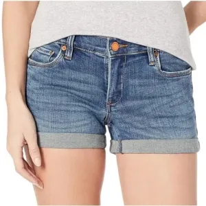 BLANK NYC THE FULTON DENIM ROLL UP SHORTS