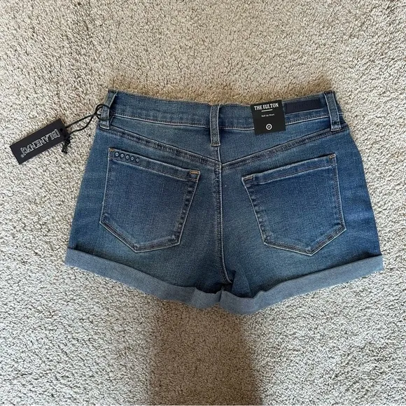 BLANK NYC THE FULTON DENIM ROLL UP SHORTS