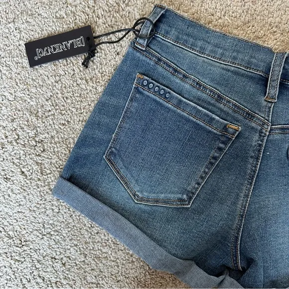 BLANK NYC THE FULTON DENIM ROLL UP SHORTS