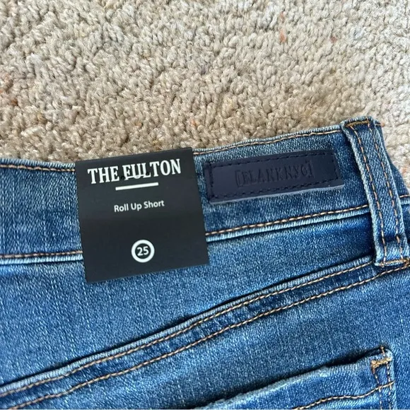 BLANK NYC THE FULTON DENIM ROLL UP SHORTS