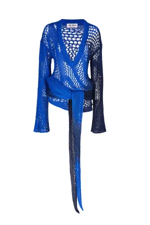 Blue and Light Mini Dress
