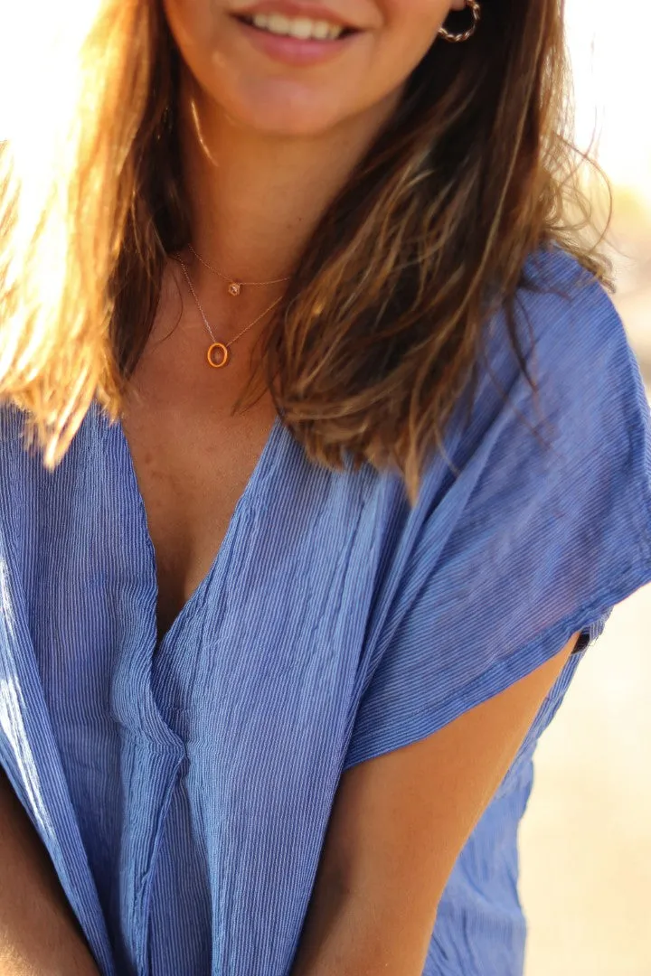 Blue Beach Dress