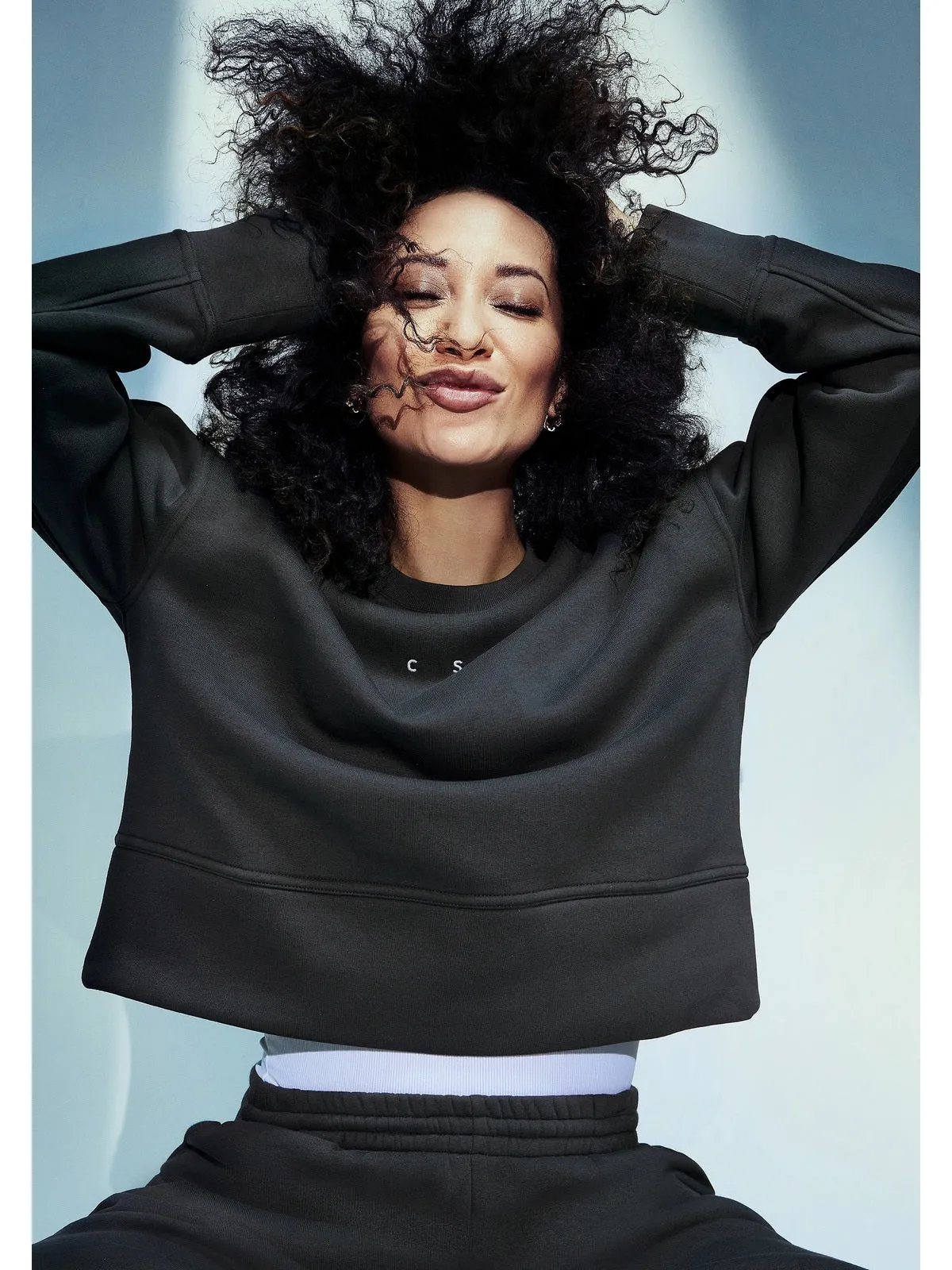 Bluza CASALL Boxy Crew Neck Sweatshirt szary
