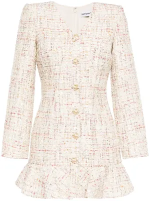 Bouclé mini dress