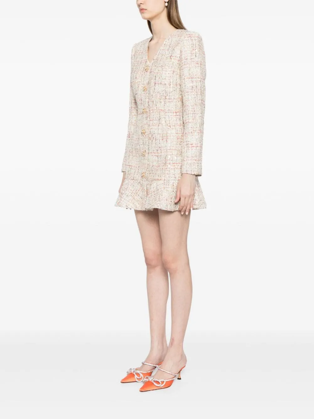 Bouclé mini dress