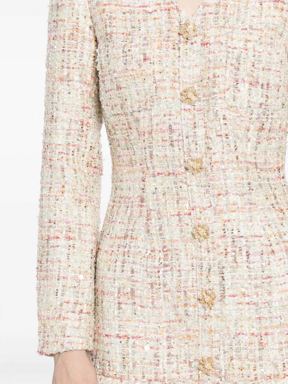 Bouclé mini dress