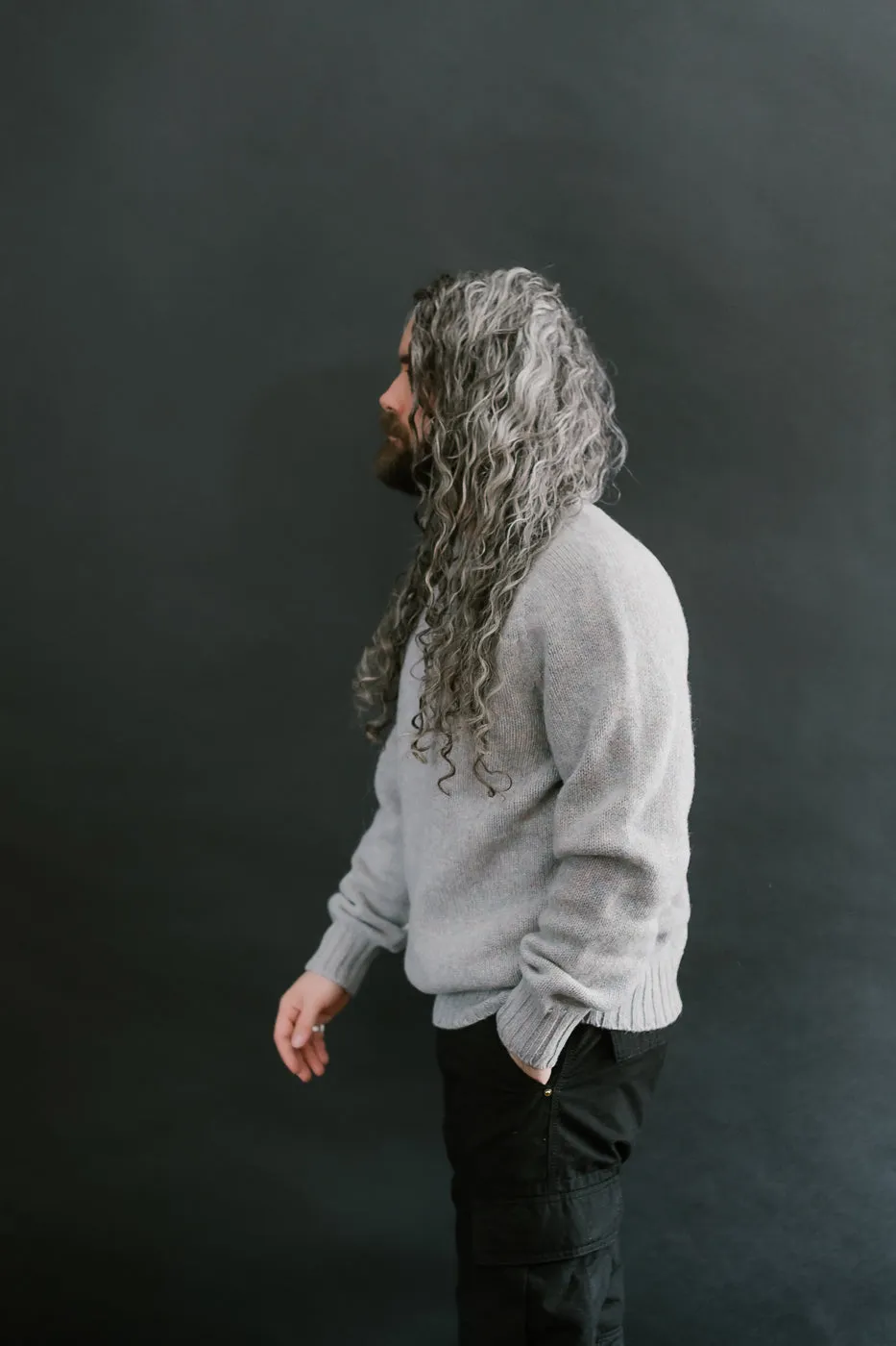 Boxy Space Knit - Galaxy