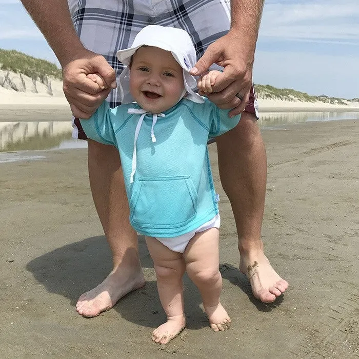 Breathable Sun Protection Shirt in Light Aqua (Min. of 2, multiples of 2)