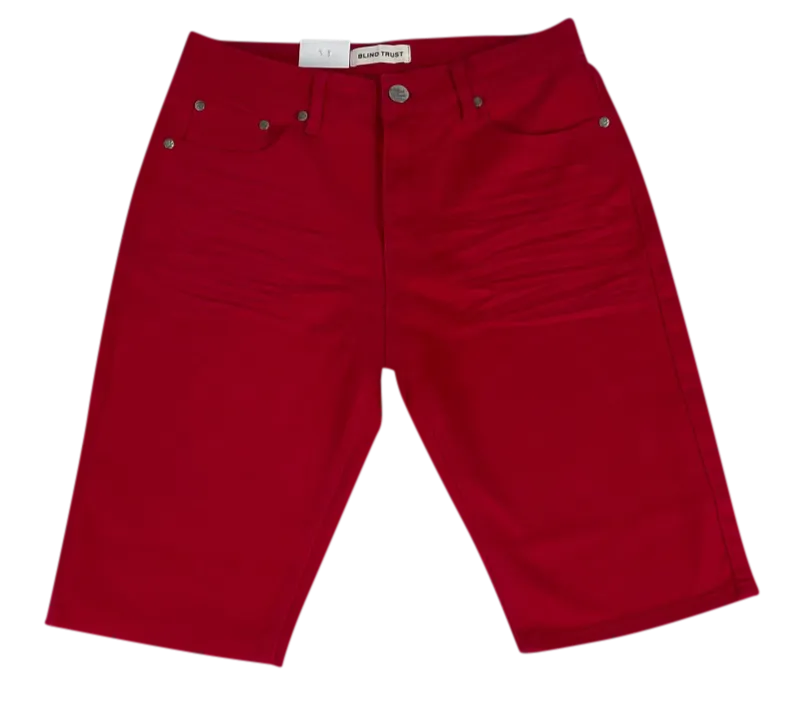 BT-BTS19804X-Big & Tall Slim Fit Denim Shorts