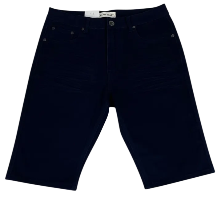 BT-BTS19804X-Big & Tall Slim Fit Denim Shorts
