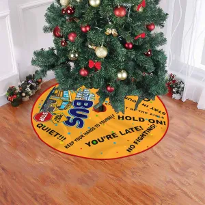 Bus Christmas Tree Skirt
