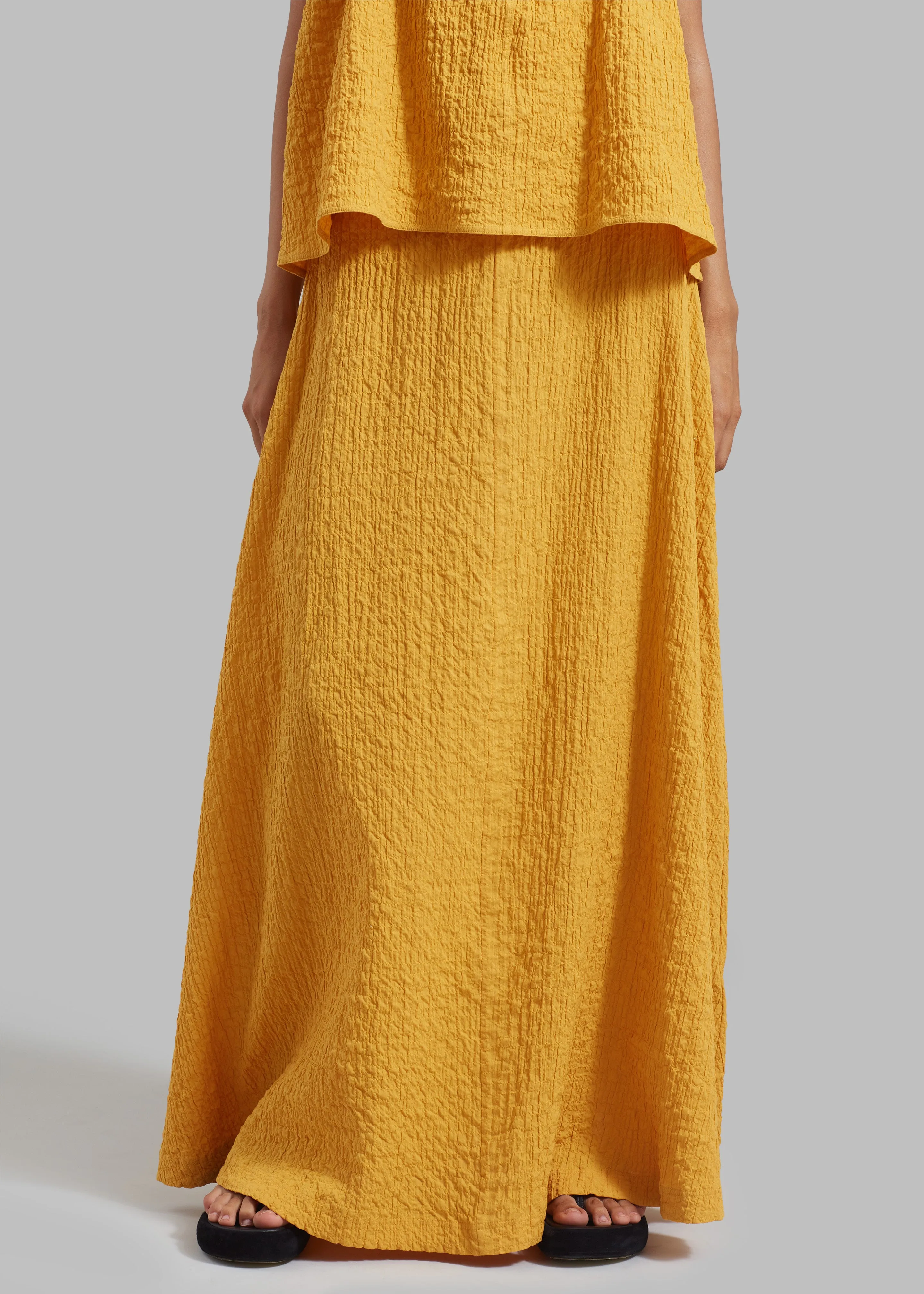 By Malene Birger Taci Organic Cotton Skirt - Yellow Sunset