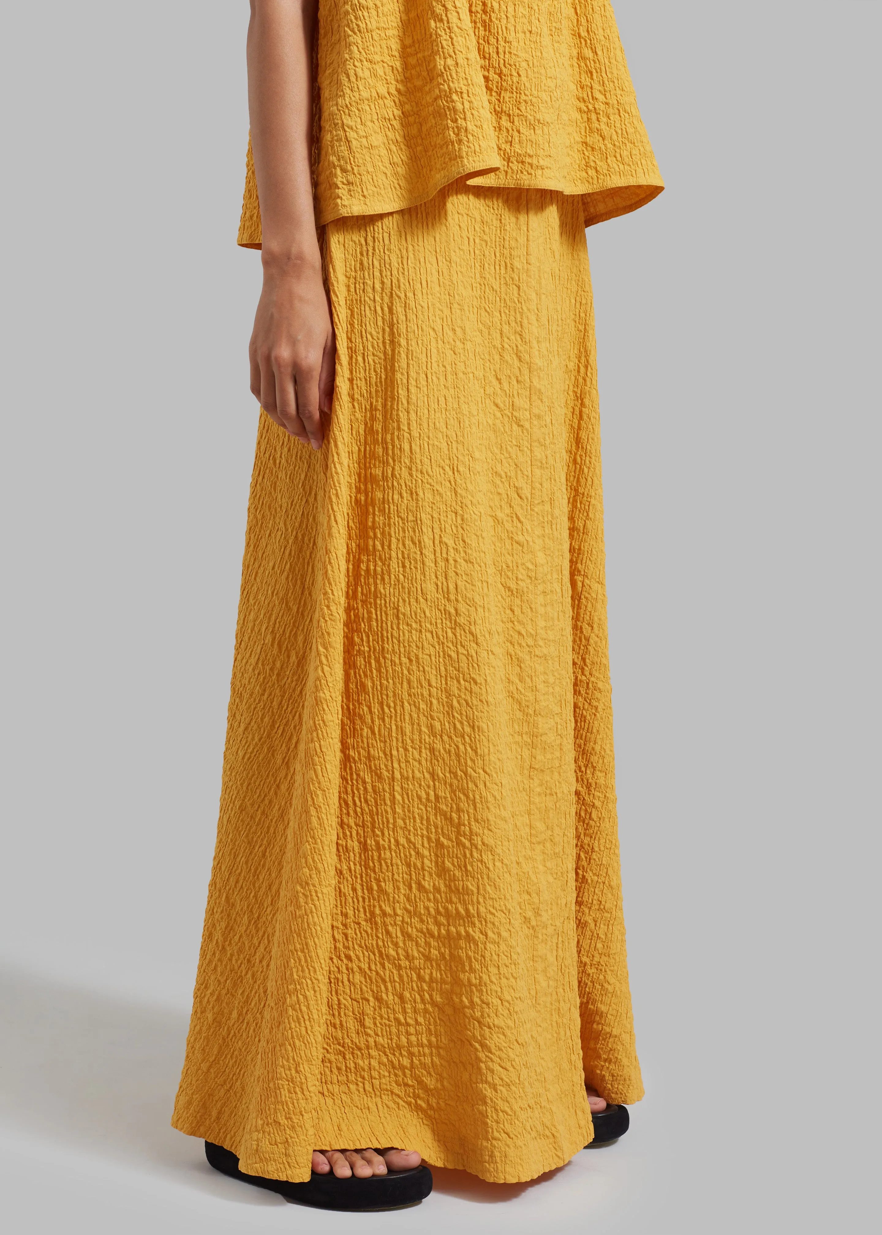 By Malene Birger Taci Organic Cotton Skirt - Yellow Sunset