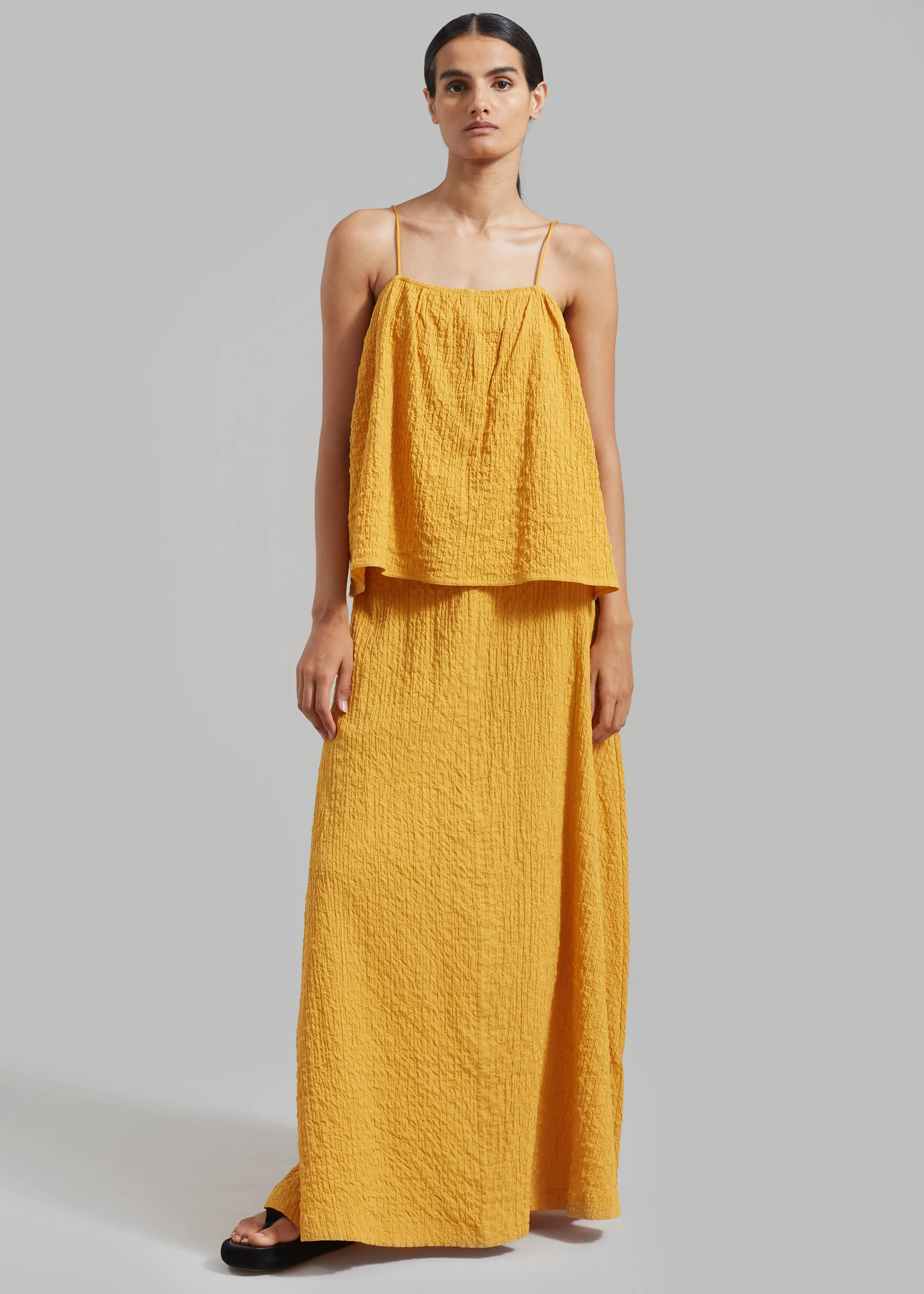 By Malene Birger Taci Organic Cotton Skirt - Yellow Sunset