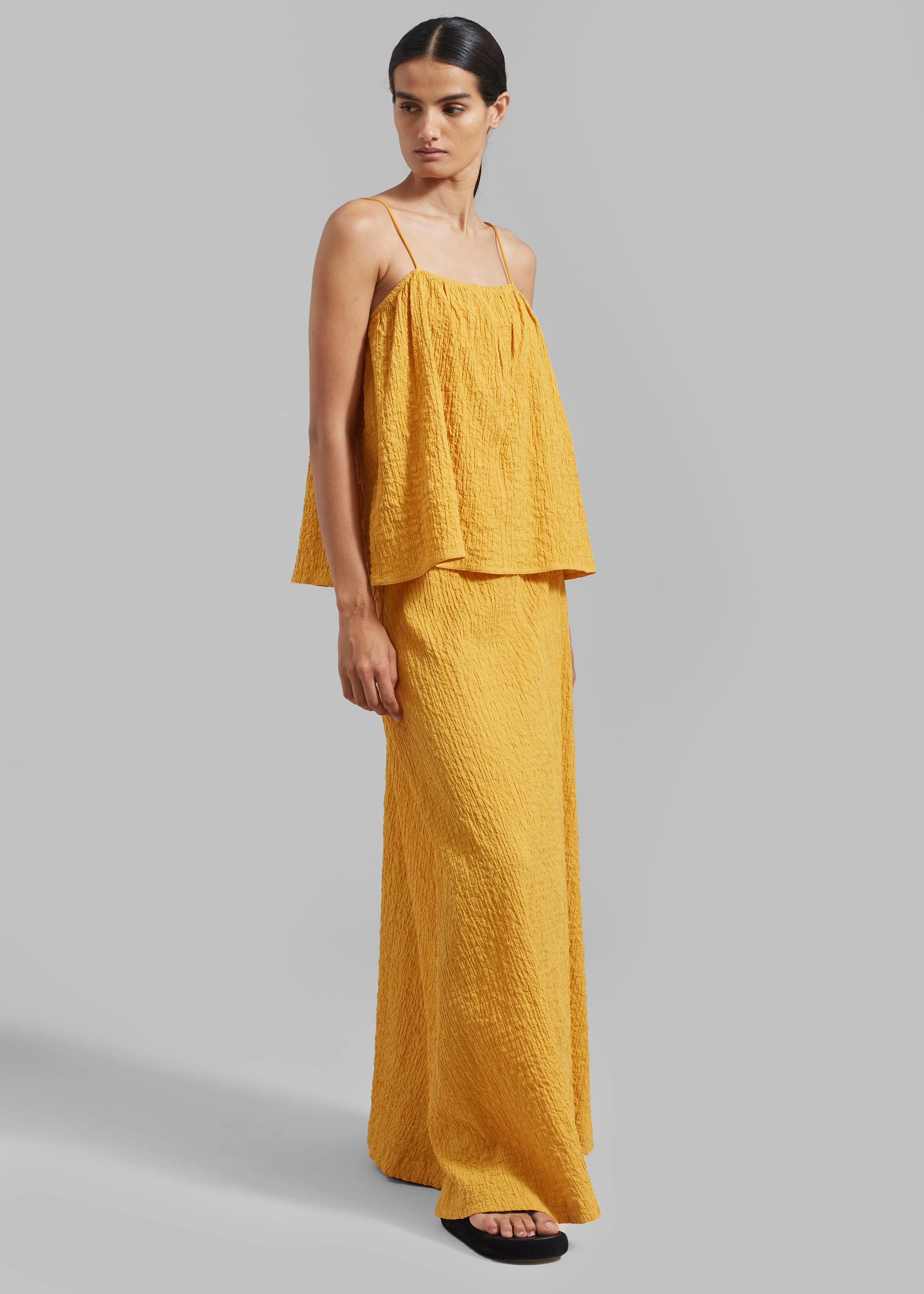 By Malene Birger Taci Organic Cotton Skirt - Yellow Sunset