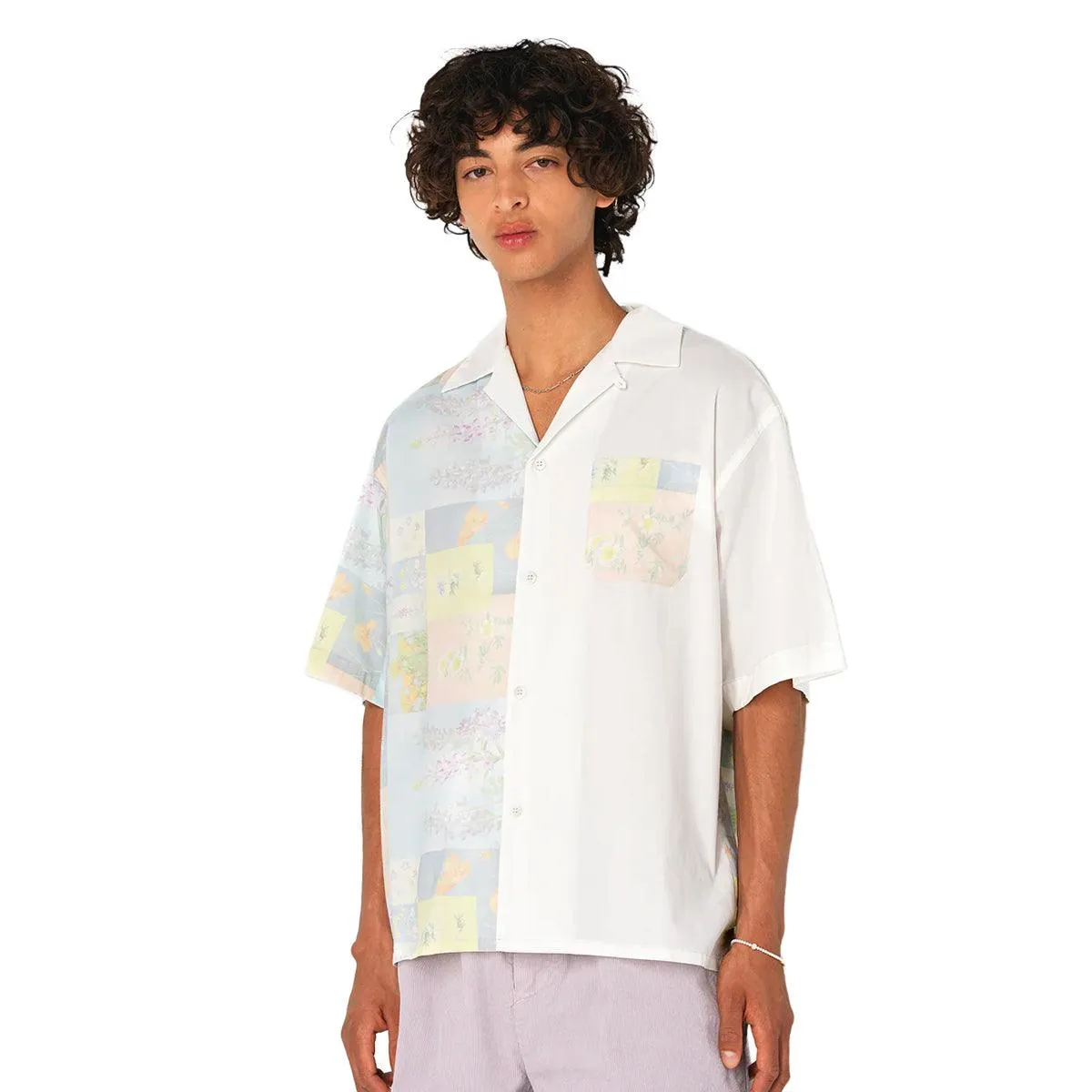 Camp Shirt 'Super Bloom Grid'