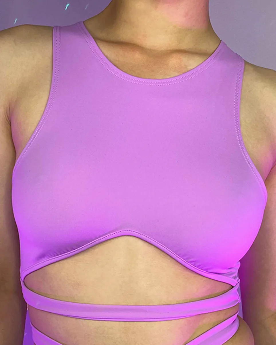 Candy Lane Cropped Underboob Top