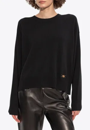 Cashmere-Blend Knit Boxy Sweater