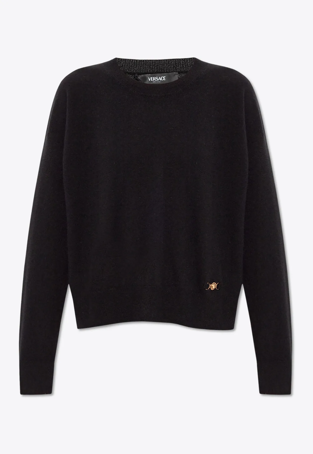 Cashmere-Blend Knit Boxy Sweater