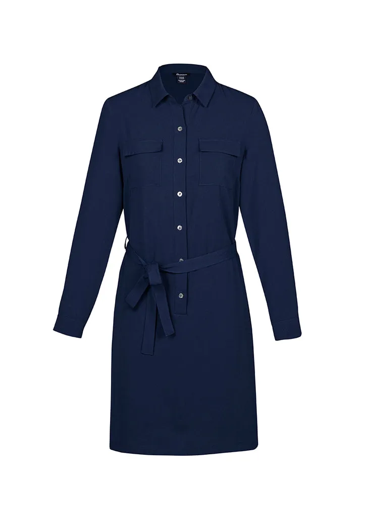 Chloe Womens Georgette Shirt Dress (BZ-RD069L)