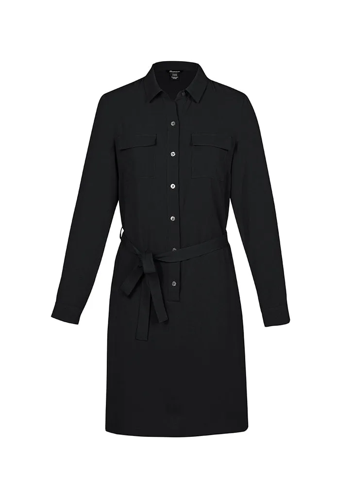Chloe Womens Georgette Shirt Dress (BZ-RD069L)