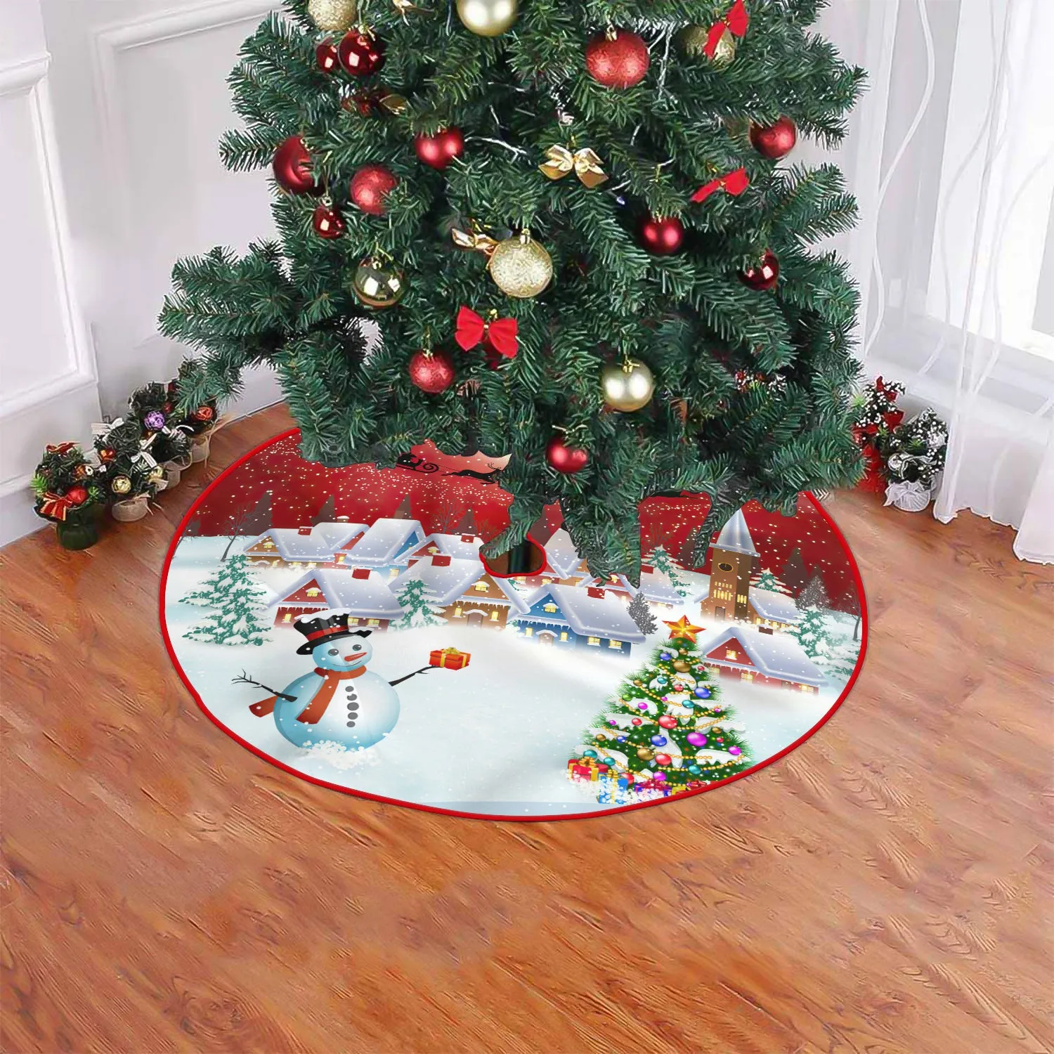 CHRISTMAS TREE SKIRT - Christmas Night - FULY7