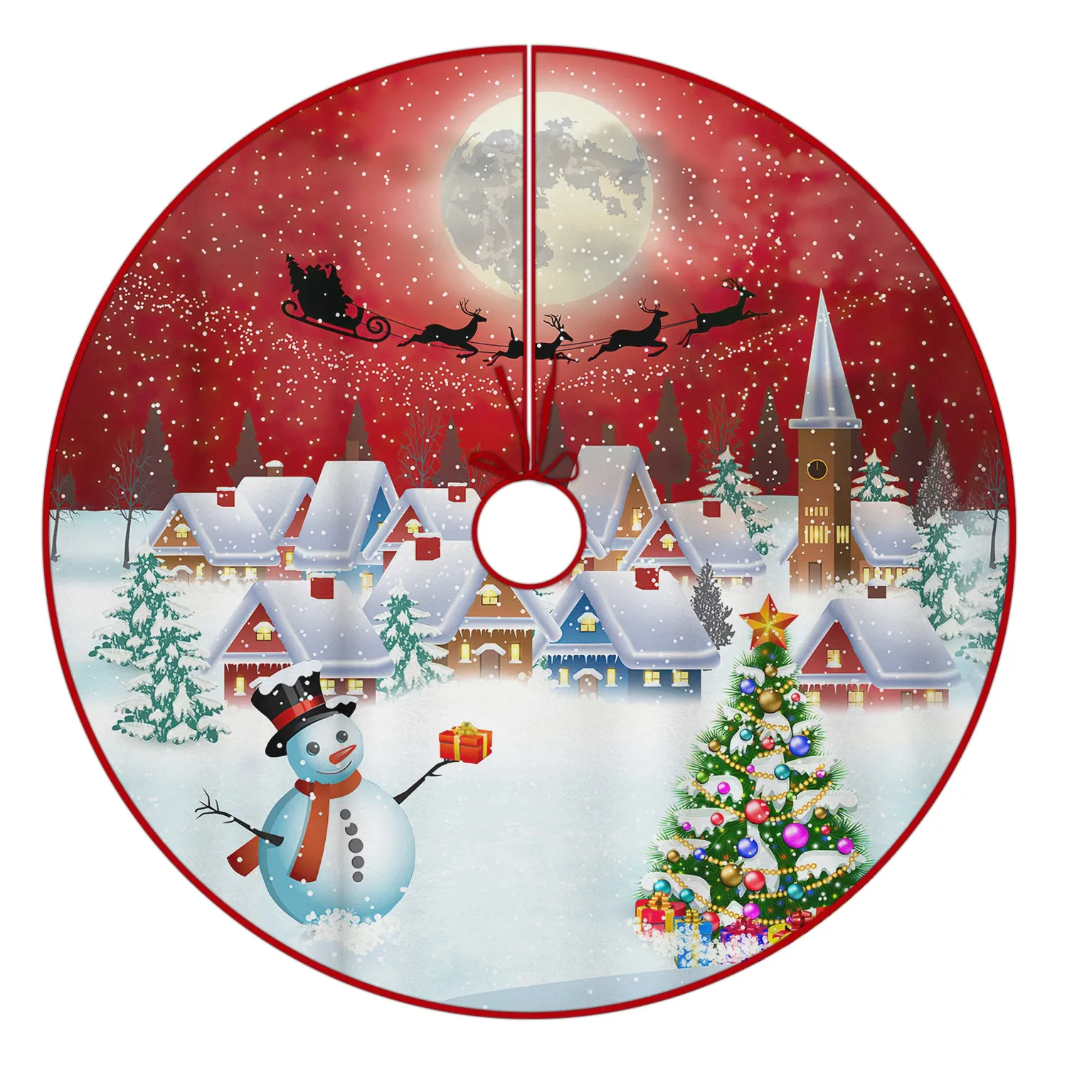 CHRISTMAS TREE SKIRT - Christmas Night - FULY7