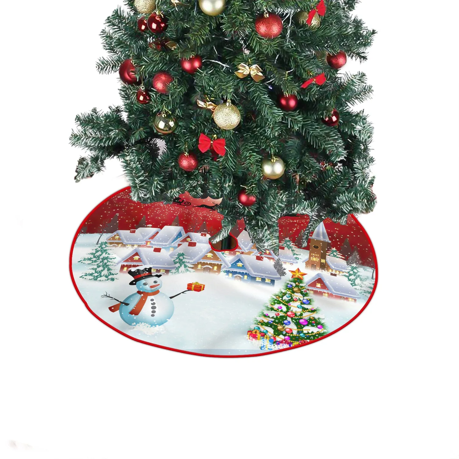 CHRISTMAS TREE SKIRT - Christmas Night - FULY7