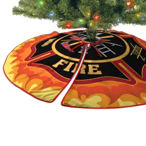 CHRISTMAS TREE SKIRT - Firefighter - FULY4