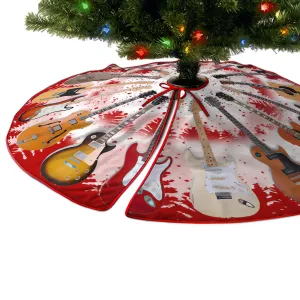 CHRISTMAS TREE SKIRT - GUITAR - FULY1