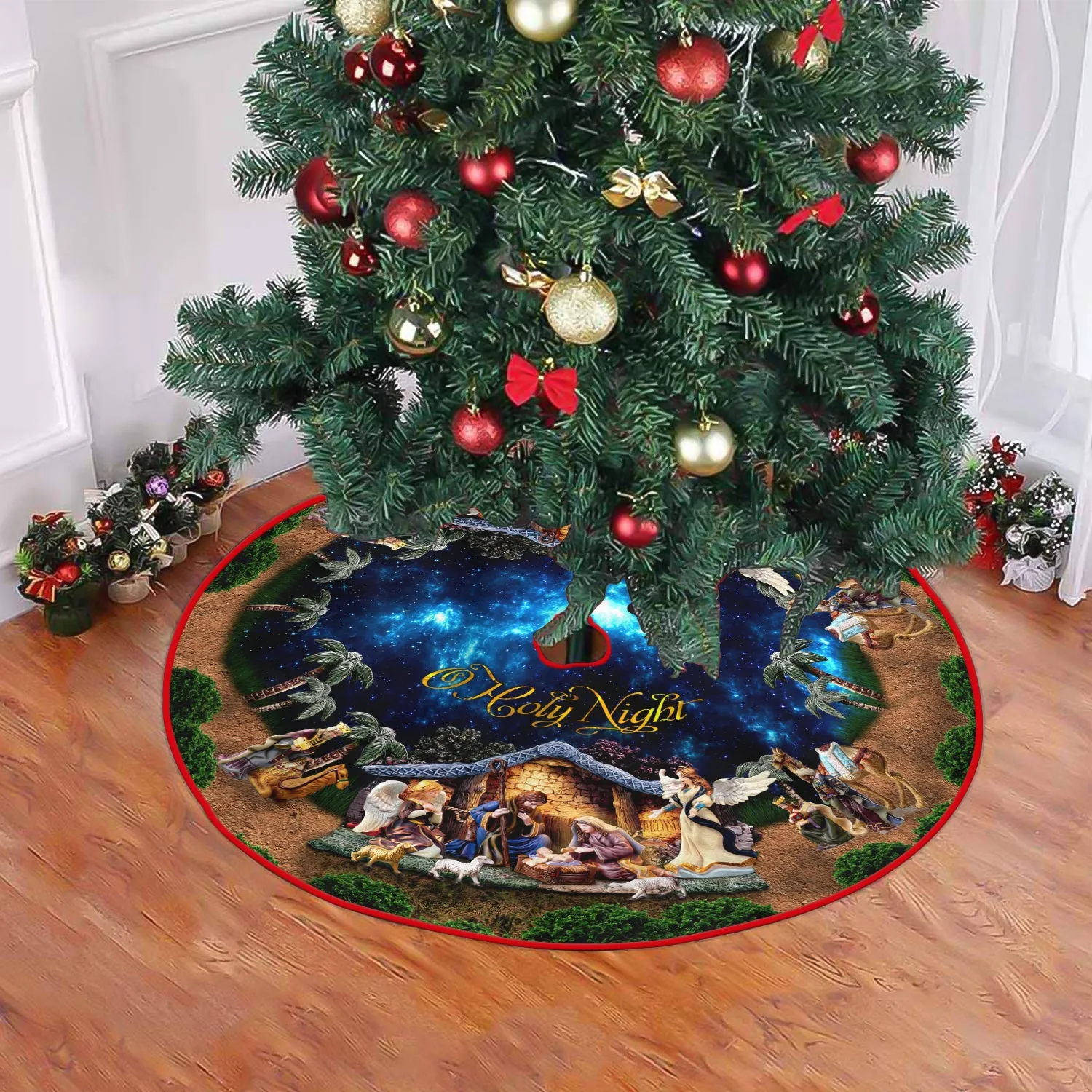 CHRISTMAS TREE SKIRT - Nativity of Jesus - FULY6
