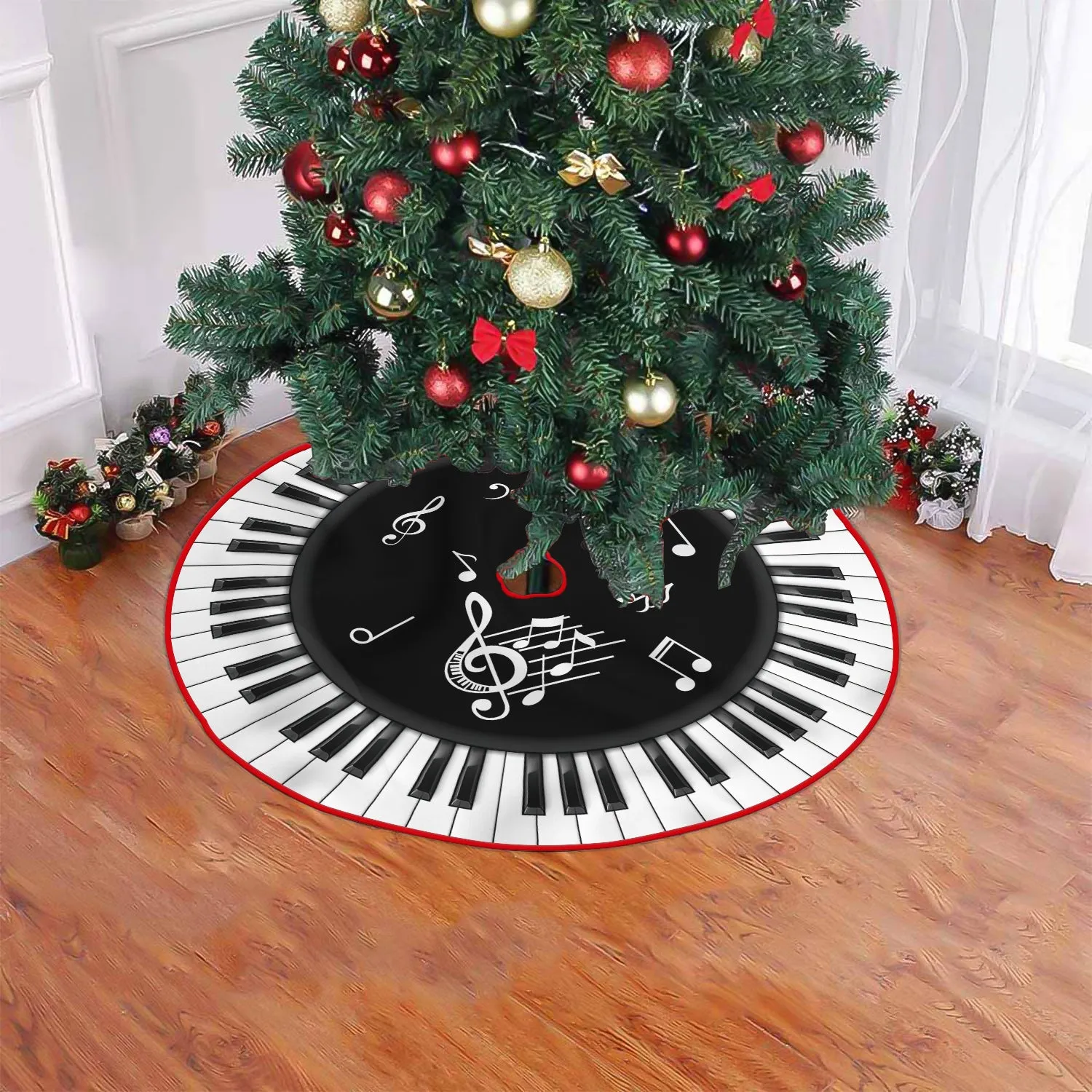 Christmas Tree Skirt - Piano - 5