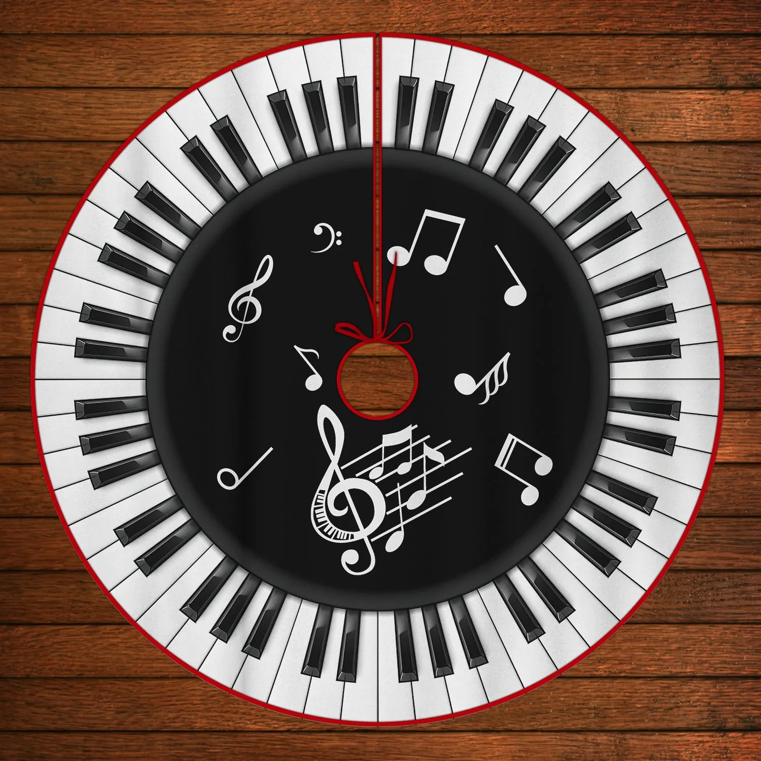 Christmas Tree Skirt - Piano - 5