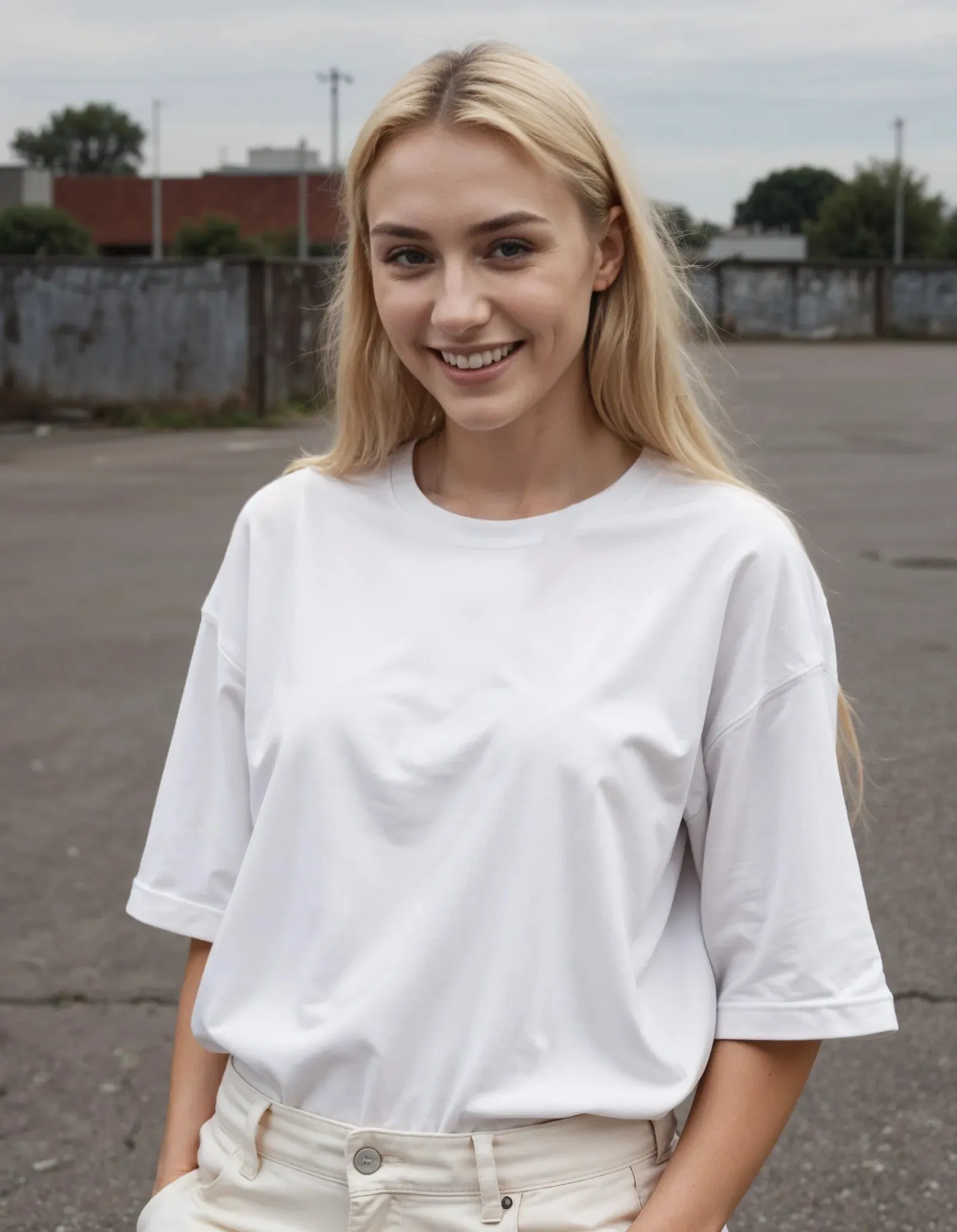 Classic Boxy Tee - White