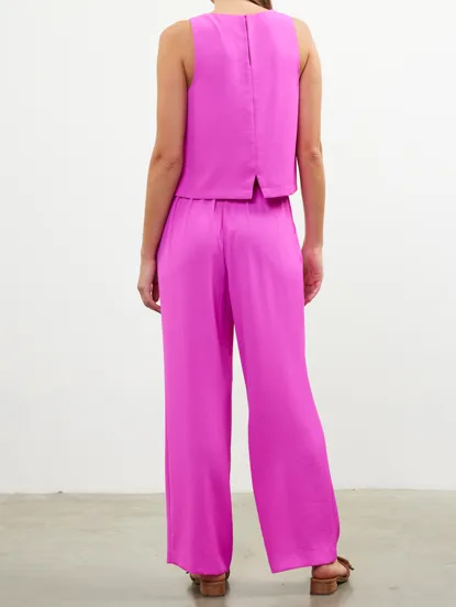 Cora Top Hot Flamingo